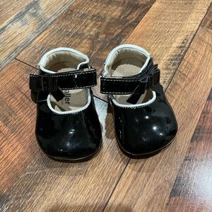 See Kai Run Patent Leather Black Shoes